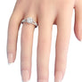 14k White Gold Engagement Ring 1.53ct Round Brilliant Diamond GIA Inscribed
