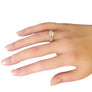 14k White Gold Engagement Ring 1.53ct Round Brilliant Diamond GIA Inscribed