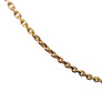 18k Rose Gold Link Necklace Diamond Cut Japanese Estate Designer - Joseph Diamonds