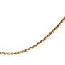 18k Rose Gold Link Necklace Diamond Cut Japanese Estate Designer - Joseph Diamonds