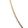 18k Rose Gold Link Necklace Diamond Cut Japanese Estate Designer - Joseph Diamonds