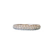 Diamond Band 18k White Gold 1.06tcw White VS Diamonds 2/3 Around - Joseph Diamonds