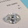 5.03ct Oval Lab Grown Diamond G SI1 Loose Diamond Extremely High Quality - Joseph Diamonds