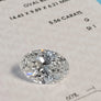 5.56ct Oval Lab Grown Diamond G SI1 Loose Diamond Extremely High Quality - Joseph Diamonds
