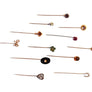 Antique Stick Pins 14k Yellow Gold Vintage Pins - Joseph Diamonds
