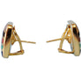 Asch Grossbardt Earrings 14k Yellow Gold Multi-Stone Inlay Design - Joseph Diamonds
