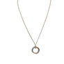 David Yurman Crossover Pendant Necklace Sterling Silver with Diamonds, 26mm - Joseph Diamonds