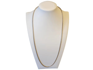 David Yurman Necklace Sterling 29.5" Designer Box Chain Style - Joseph Diamonds