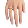 Diamond Band 1.20tcw 18k White Gold White VS Diamonds New Close Out Ring - Joseph Diamonds