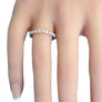 Diamond Eternity Band 18k White Gold 1.38tcw White VS Diamonds Unworn - Joseph Diamonds