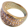 Diamond Fashion Band 18k Yellow Gold Tapered Ring .78tcw White VS Diamonds - Joseph Diamonds