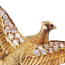 E. Wolf & Co London Bespoke Bird Brooch 18k Yellow Gold VS Diamonds - Joseph Diamonds