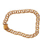 Estate 14k Yellow Gold Circle Link Bracelet 7" Bracelet - Joseph Diamonds