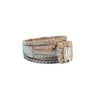 Estate 14k white gold Diamond Band, Ring, 1.50tcw white VS-SI Round Brilliant Na - Joseph Diamonds