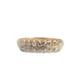 Estate 14k white gold Vintage, Antique Diamond Ring circa 1940's Diamond Band - Joseph Diamonds