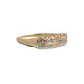 Estate 14k white gold Vintage, Antique Diamond Ring circa 1940's Diamond Band - Joseph Diamonds