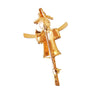 Estate Brooch 14k Scarecrow Signed Italian Designer Uno A-Erre - Joseph Diamonds