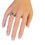 Estate Colombian emerald 1.13ct diamond ring Joseph Diamonds