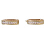 Estate Designer Diamond Earrings 18k Yellow Gold Signed Kurt Gutmann - Joseph Diamonds