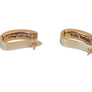 Estate Designer Diamond Earrings 18k Yellow Gold Signed Kurt Gutmann - Joseph Diamonds