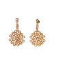 Estate Designer Earrings 18k Yellow Gold with White VS Diamonds - Joseph Diamonds