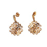 Estate Designer Earrings 18k Yellow Gold with White VS Diamonds - Joseph Diamonds