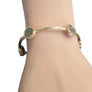 Estate Fine Bangle 14k Yellow Gold 1.59tcw Chocolate Diamonds Matte Scraped - Joseph Diamonds
