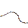 Estate Oval Sapphire and Diamond 14k White Gold Bracelet - Joseph Diamonds