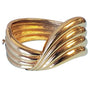 Estate Vintage Cuff Heavy 18k Yellow Gold Hinged Bracelet - Joseph Diamonds