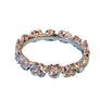 Eternity Band 1.65tcw Flower 18k White Gold White VS Diamonds New Close Out ring - Joseph Diamonds