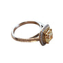 Fancy Yellow Diamond Ring 2tcw 18k White Gold Ring 1.41ct cushion Diamond Center - Joseph Diamonds