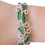 Jade and Diamond Bracelet 4.18tcw diamond and Spectacular Translucent Jade - Joseph Diamonds