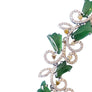 Jade and Diamond Bracelet 4.18tcw diamond and Spectacular Translucent Jade - Joseph Diamonds