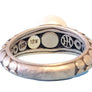 John Hardy Pearl Ring Sterling Silver 18k Yellow Gold Dot Pattern Design - Joseph Diamonds