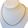 Estate Rope Chain Heavy 18k Yellow Gold Very High Quality Necklace