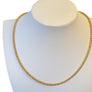Estate Rope Chain Heavy 18k Yellow Gold Very High Quality Necklace