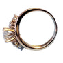 Estate 14k 1.84tcw Engagement Rind with Wedding Bands