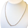 Rivieria Necklace 10k White Gold 4tcw Natural Diamonds