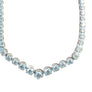 Rivieria Necklace 10k White Gold 4tcw Natural Diamonds