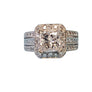 Natalie K 14k White Gold 3.25tcw Diamond Wedding Ring IGI Laser Inscribed