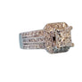 Natalie K 14k White Gold 3.25tcw Diamond Wedding Ring IGI Laser Inscribed