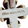 Vintage Tiffany & Co. Sterling 18k Cross and Necklace 24"