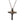 Vintage Tiffany & Co. Sterling 18k Cross and Necklace 24"