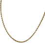 10K Yellow Gold Heavy Diamond Cut Rope Chain Necklace Very Well Made 22"