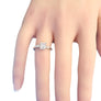 Engagement Ring Platinum 1.20tcw Emerald Cut Center Stone Tapered Baguettes