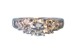 Platinum Diamond Ring 1.87tcw Beautiful Clean Brilliant Natural Diamonds