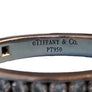 Tiffany & Co. Setting Wedding Band Platinum Eternity 2.5mm Full Circle