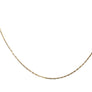Vintage Italian 14k Chain Yellow Gold Stamped Link Necklace Minimalistic