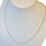 Vintage Italian 14k Chain Yellow Gold Stamped Link Necklace Minimalistic