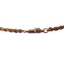 Vintage Stamped 14k Rose Gold Rope Chain 18" Necklace Unworn Condition